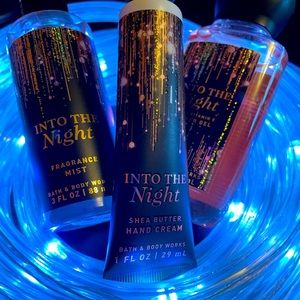 Bath & Body Works Into The Night gift set: fragrance mist, shower gel,hand cream